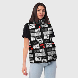 Женский жилет Ahegao hentai, цвет: 3D-светло-серый — фото 2