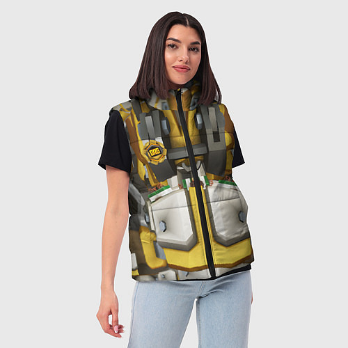 Женский жилет Deep roock galactic броня бурильщика / 3D-Черный – фото 3