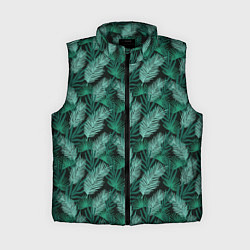 Женский жилет Паттерн тропические листья