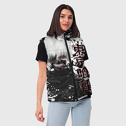 Женский жилет Kaneki Ken - Токийский Гуль, цвет: 3D-светло-серый — фото 2