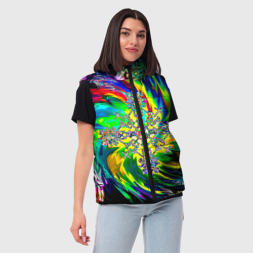 Женский жилет Став обнуление негатива / 3D-Черный – фото 3