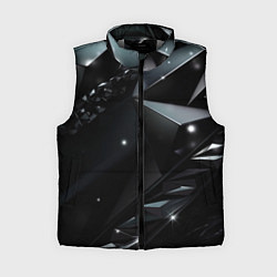 Женский жилет Black luxury abstract
