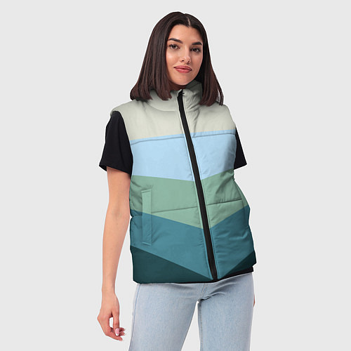 Женский жилет Пентопалитра / 3D-Светло-серый – фото 3