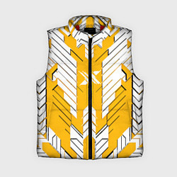 Женский жилет Жёлто-белая броня, цвет: 3D-красный