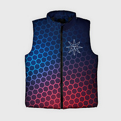 Женский жилет Dark Souls неоновые соты, цвет: 3D-черный