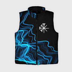 Женский жилет Nightwish sound wave, цвет: 3D-черный