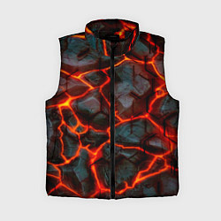 Женский жилет Трещины лавы
