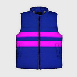 Женский жилет Фриск frisk Undertale полосы, цвет: 3D-светло-серый