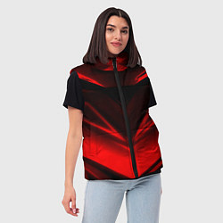 Женский жилет Geometry stripes line, цвет: 3D-светло-серый — фото 2