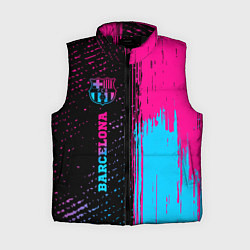 Женский жилет Barcelona - neon gradient по-вертикали, цвет: 3D-черный