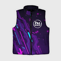 Женский жилет Palworld neon gaming, цвет: 3D-черный