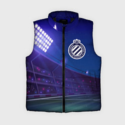 Женский жилет Club Brugge ночное поле, цвет: 3D-черный