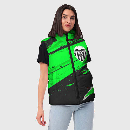 Женский жилет Valencia sport green / 3D-Черный – фото 3