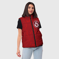 Женский жилет Galatasaray отпечатки, цвет: 3D-красный — фото 2