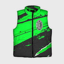 Женский жилет AC Milan sport green, цвет: 3D-черный