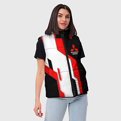 Женский жилет Mitsubishi red uniform, цвет: 3D-красный — фото 2