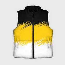 Женский жилет Имперский флаг России штриховка, цвет: 3D-черный
