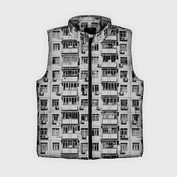 Женский жилет Панелька в черно-белых тонах