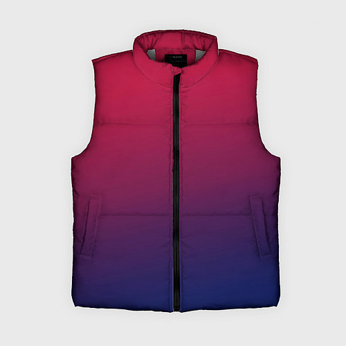 Женский жилет Gradient red-blue / 3D-Светло-серый – фото 1