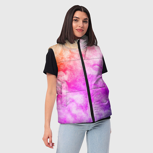 Женский жилет Colorful smoke 1 / 3D-Красный – фото 3