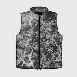 Женский жилет Абстракция - серый антрацит