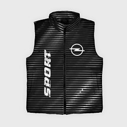 Женский жилет Opel sport metal, цвет: 3D-черный