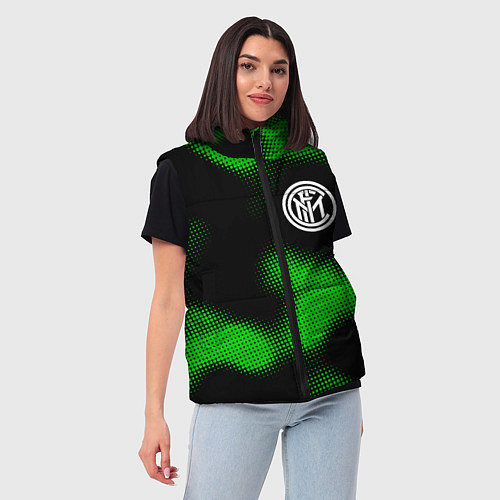Женский жилет Inter sport halftone / 3D-Черный – фото 3