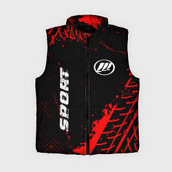 Женский жилет Lifan red sport tires, цвет: 3D-черный