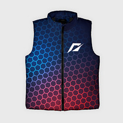 Женский жилет Need for Speed неоновые соты, цвет: 3D-черный