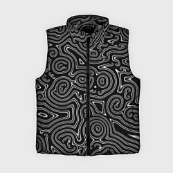 Женский жилет Лабиринт из жидкого металла, цвет: 3D-светло-серый