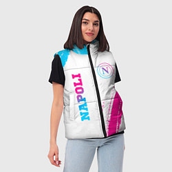 Женский жилет Napoli neon gradient style вертикально, цвет: 3D-черный — фото 2