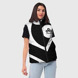 Женский жилет Cloud9 - black and white, цвет: 3D-черный — фото 2