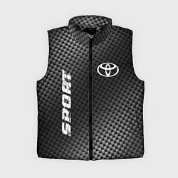 Женский жилет Toyota sport carbon, цвет: 3D-черный