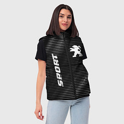 Женский жилет Peugeot sport metal, цвет: 3D-черный — фото 2