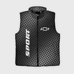 Женский жилет Chevrolet sport carbon, цвет: 3D-черный