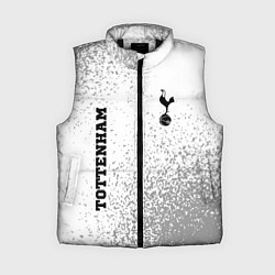 Женский жилет Tottenham sport на светлом фоне вертикально, цвет: 3D-черный