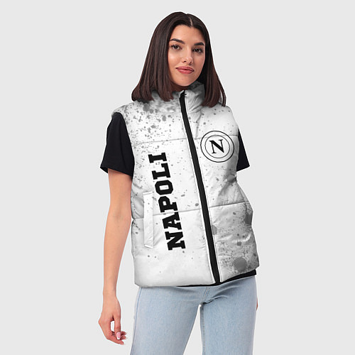 Женский жилет Napoli sport на светлом фоне вертикально / 3D-Черный – фото 3
