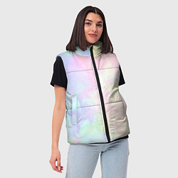 Женский жилет Светлые краски тай-дай, цвет: 3D-красный — фото 2