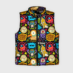 Женский жилет Follow your dream monsters, цвет: 3D-светло-серый