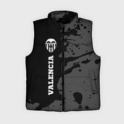 Женский жилет Valencia sport на темном фоне по-вертикали, цвет: 3D-черный