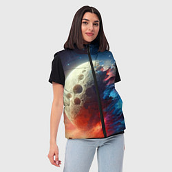 Женский жилет Разрыв космического тела - нейросеть, цвет: 3D-красный — фото 2
