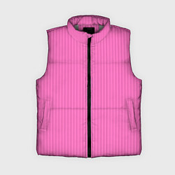 Женский жилет Фуксия в тонкую полоску