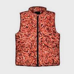 Женский жилет Мясной фарш текстура