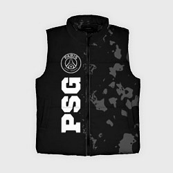 Женский жилет PSG sport на темном фоне по-вертикали, цвет: 3D-черный