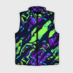 Женский жилет Абстрактный фон со спортивным рисунком