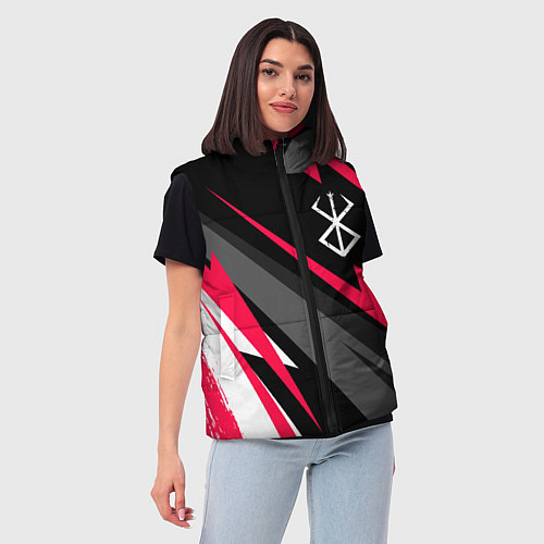 Женский жилет Berserk electro lines / 3D-Черный – фото 3