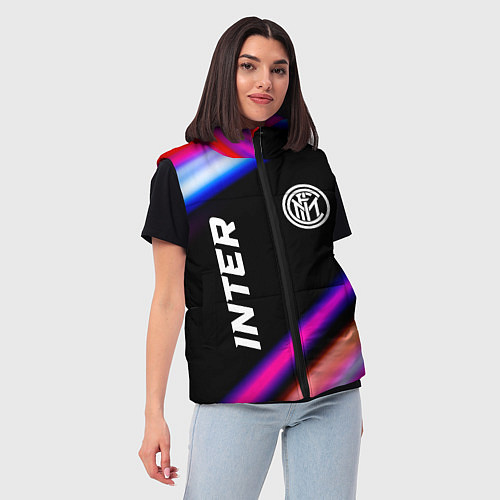 Женский жилет Inter speed game lights / 3D-Черный – фото 3