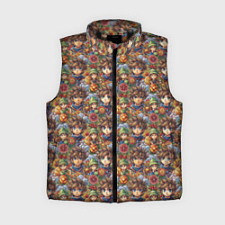 Женский жилет Аниме парень паттерн