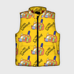 Женский жилет Симпсоны - ретро стиль, цвет: 3D-красный