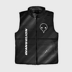 Женский жилет Evangelion metal anime lines, цвет: 3D-черный